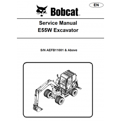 Bobcat - instrukcje napraw - schematy - DTR - service manuals - Bobcat E55w